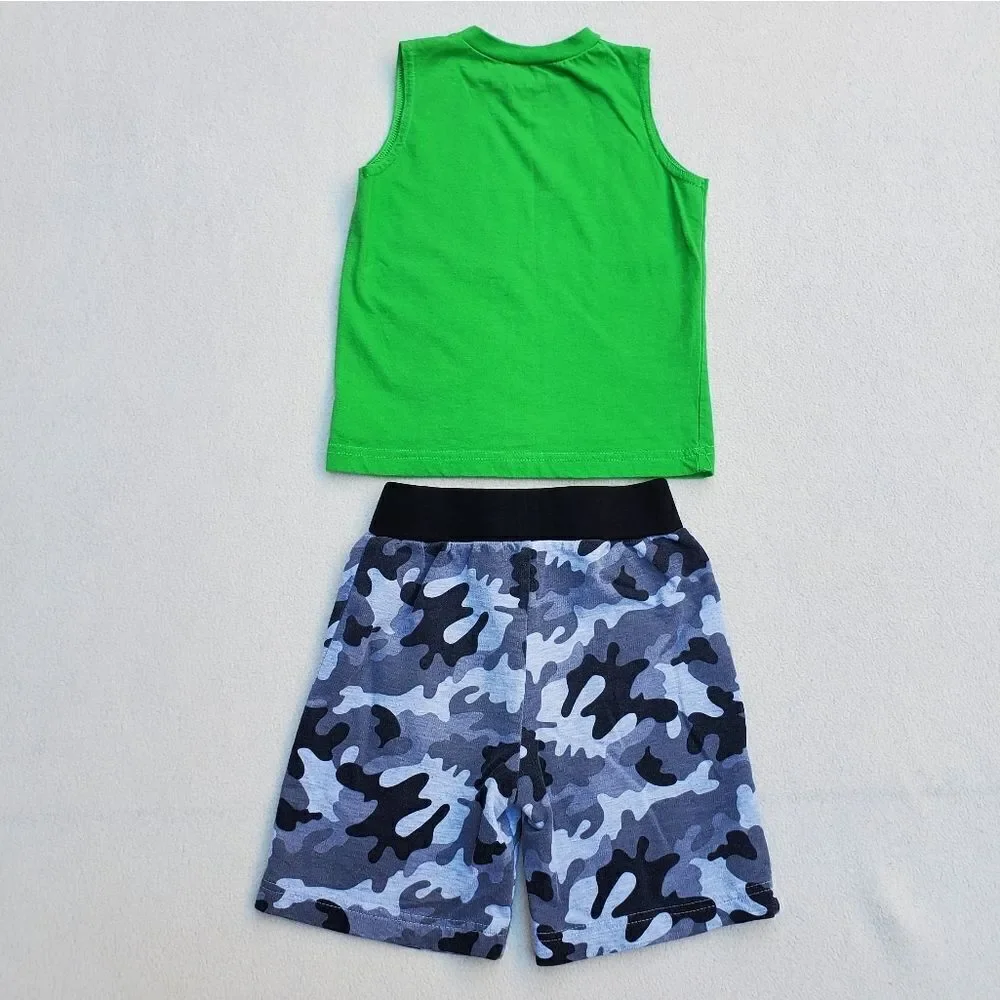 Nickelodeon Ninja Turtles tank top and shorts set Size 4T